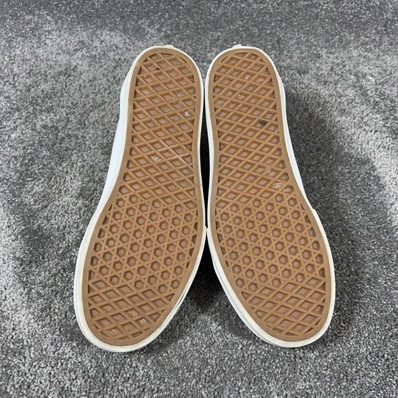 VANS Old Skool Women’s Size 7 Tan Suede Canvas Casual Lace Up Shoes Used - Picture 8 of 11